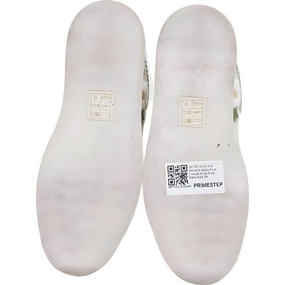 Dolce Vita Azalia Floral Crochet Raffia Platform Lace-Up Sneakers Women's US 7M - Picture 6 of 6